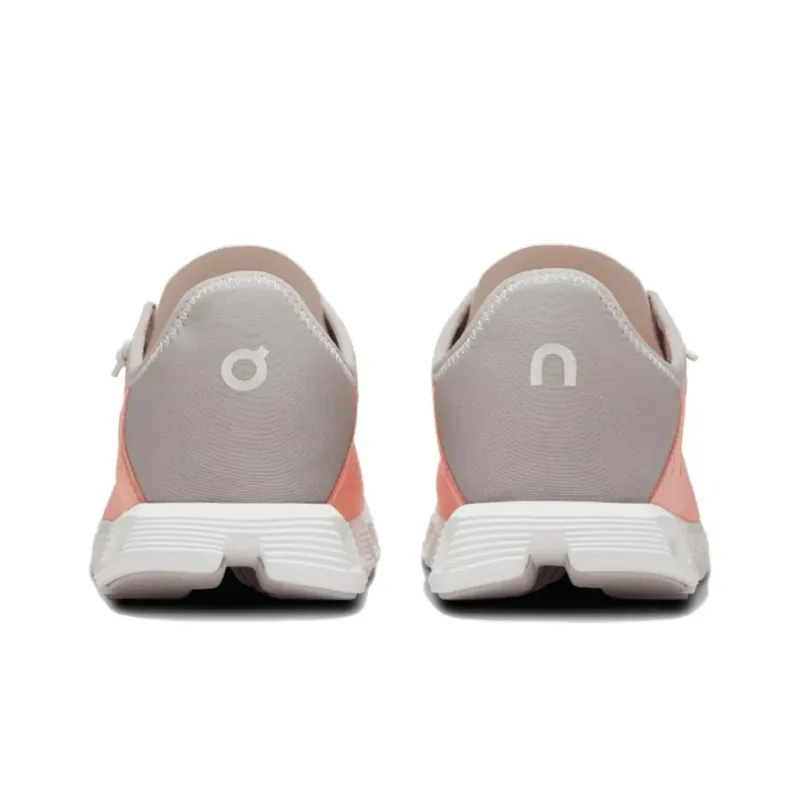 On Cloud 5 Non slip Lightweight Low Top Casual Running Shoes Women's Flamingo Red-3