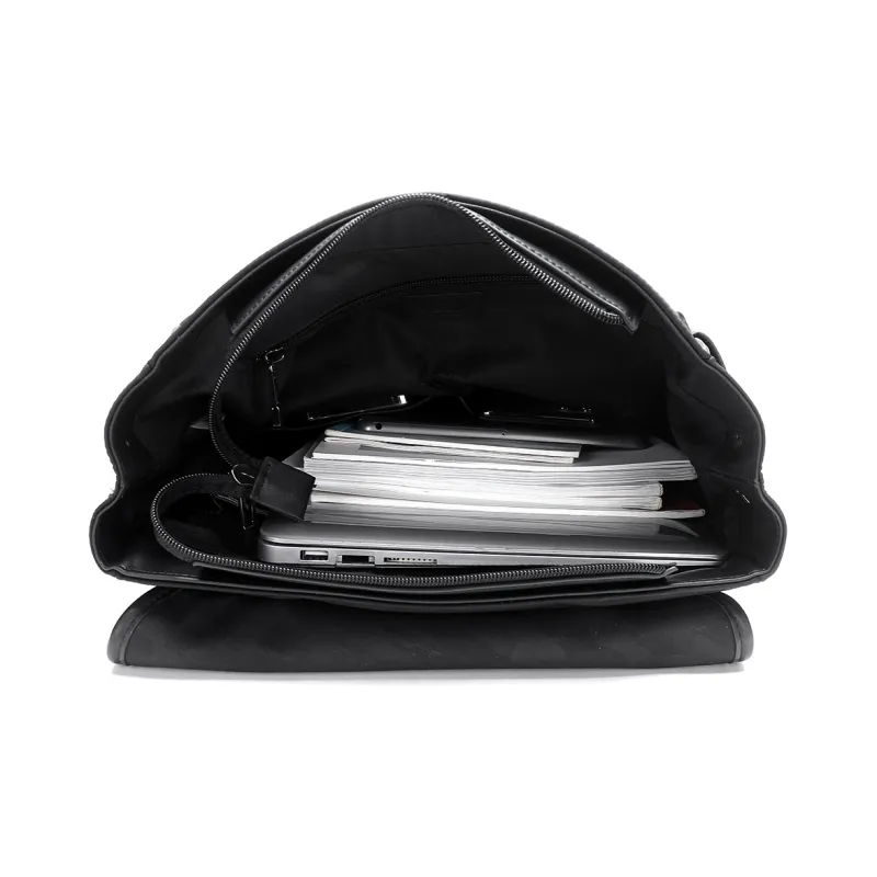 ELLE HOMME Fabric Backpack Large Size Men's Black-5