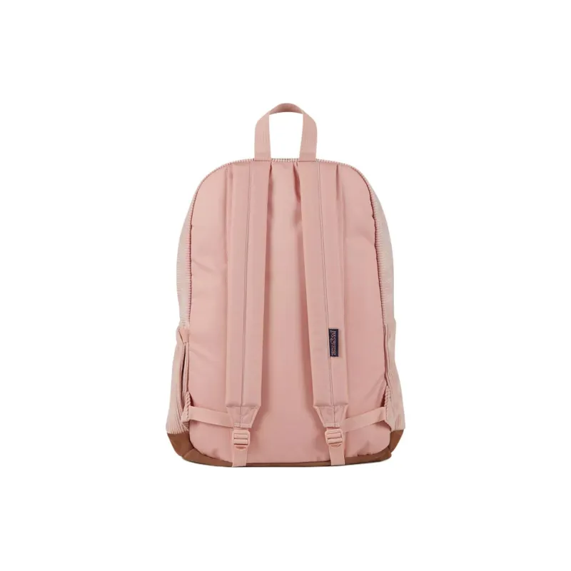 JanSport Cordura® Fabric With Suede Backpack Women's Mist Rose Pink-2