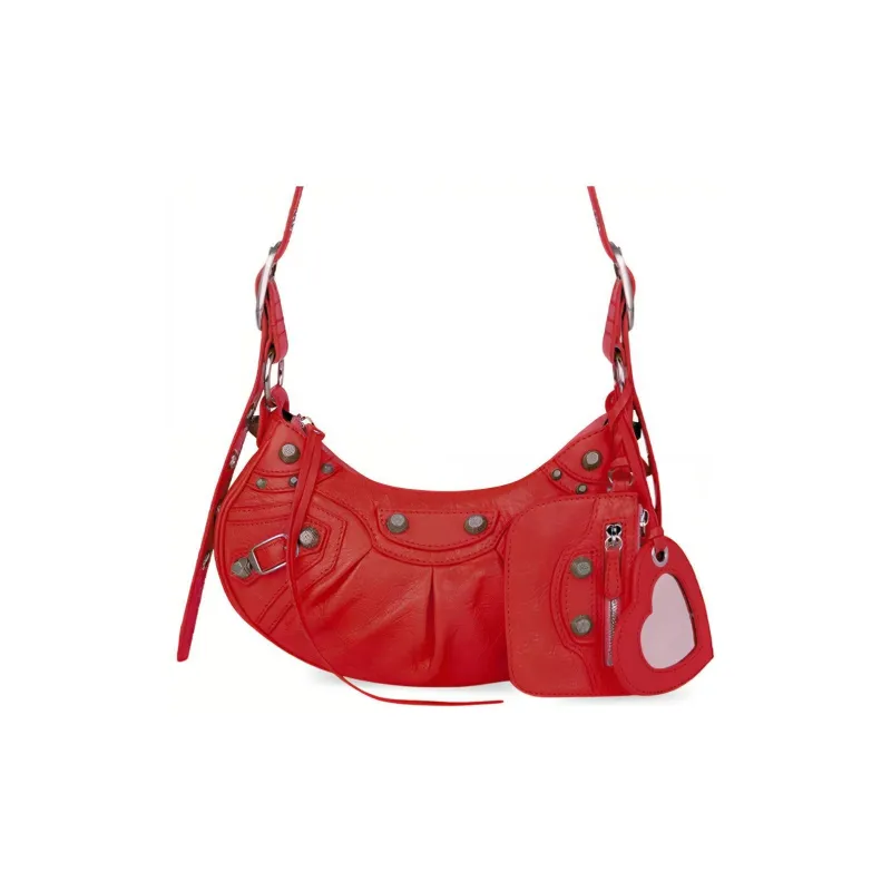 Balenciaga Le Cagole Shoulder Bag Xs Red-0