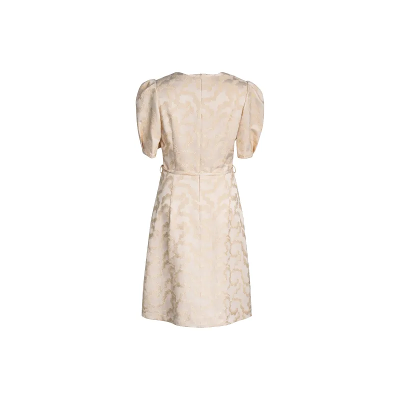 ROEYSHOUSE Short Sleeved Dresses Women's Soft Pink-1