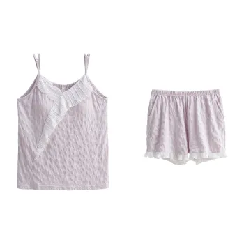 XUANZHITING Pajama Set Women's Light Purple