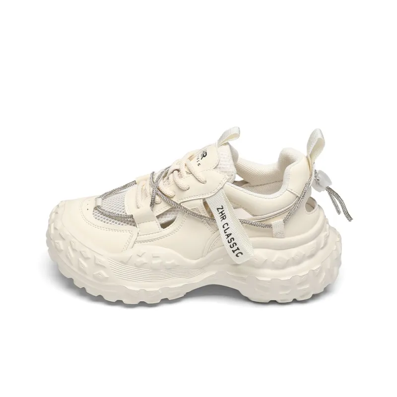 ZHR Lightweight Height Increasing Low-Top Chunky Sneakers Women's-8