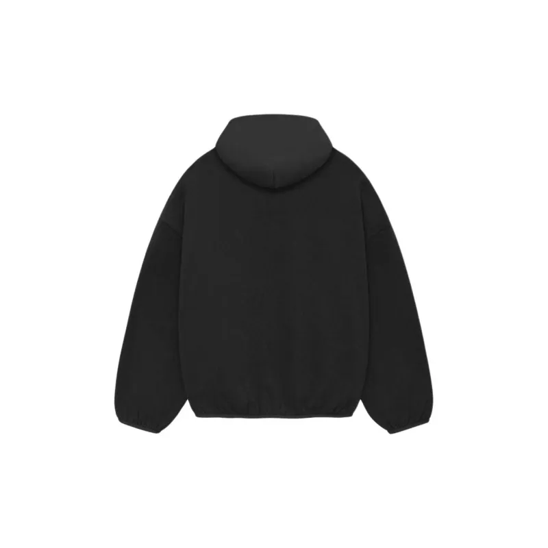 Fear Of God Essentials Logo Lettering Patch Panelled Hoodie-1