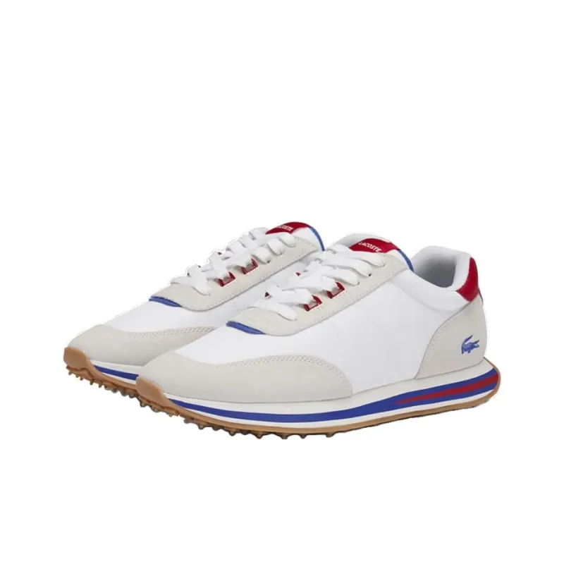 LACOSTE Low Top Casual Shoes Men's Beige-2