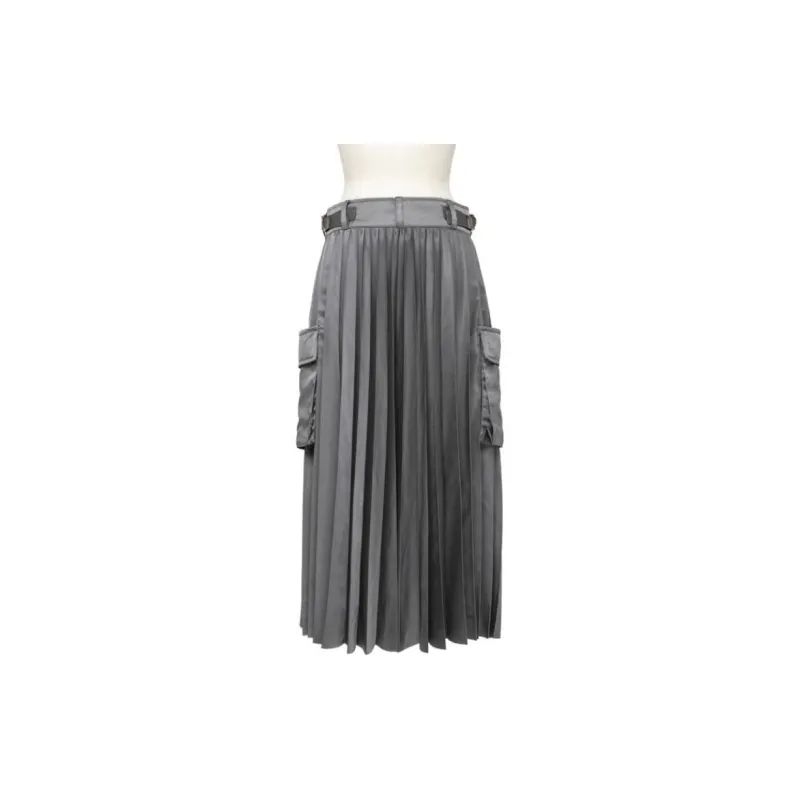 Sacai Pleated Midi Skirt-1