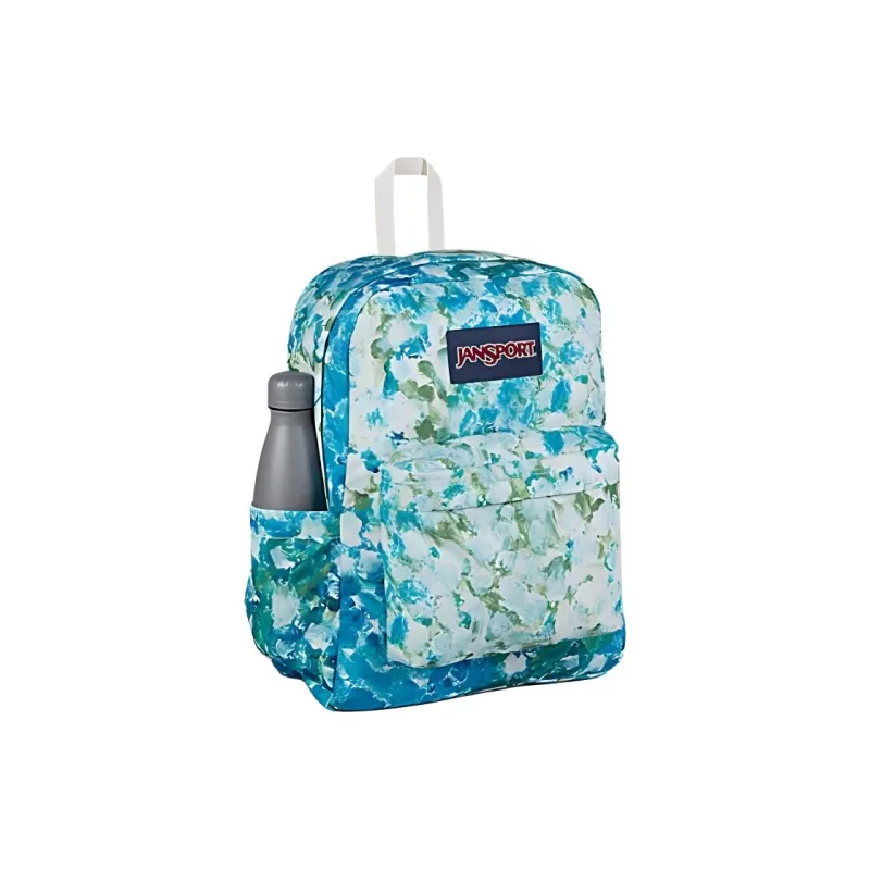 JanSport Recycled Polyester Backpack Unisex Dark Blue & White-2