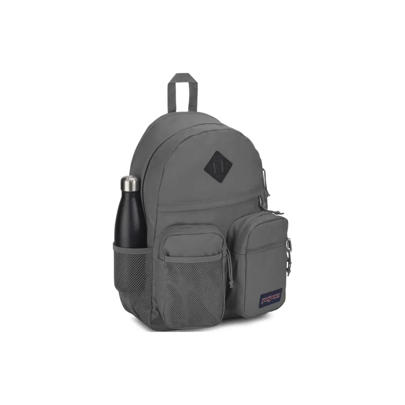 JanSport Polyester Backpack Unisex Graphite Gray-5