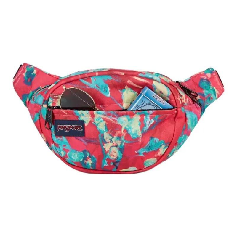 JanSport Recycled Polyester Fanny Pack Unisex Red-3