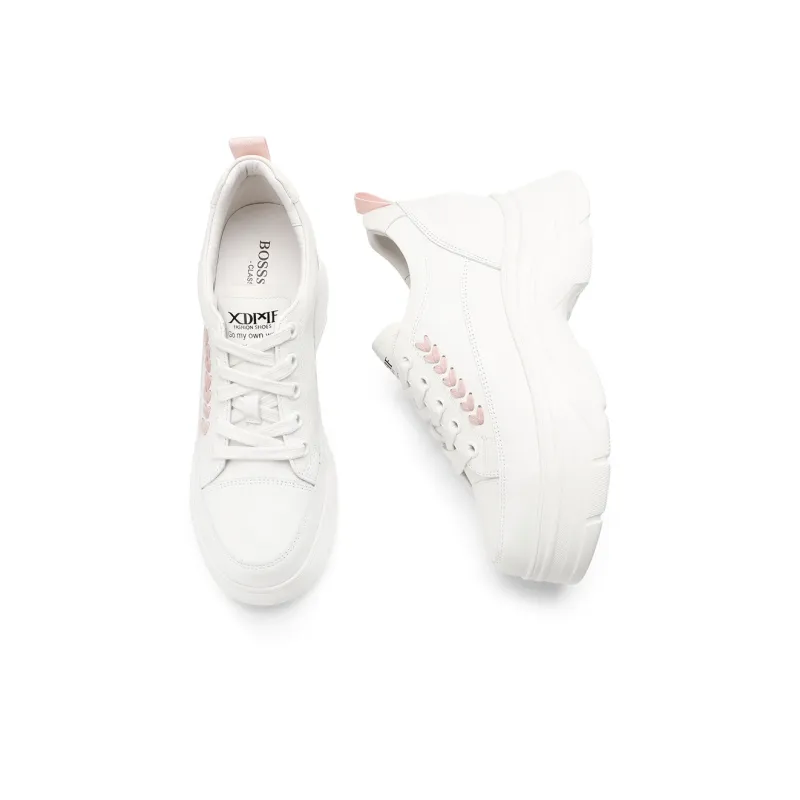 BOSSSUNWEN Cushioned Slip-Resistant Mid-Top Casual Shoes Women's-8