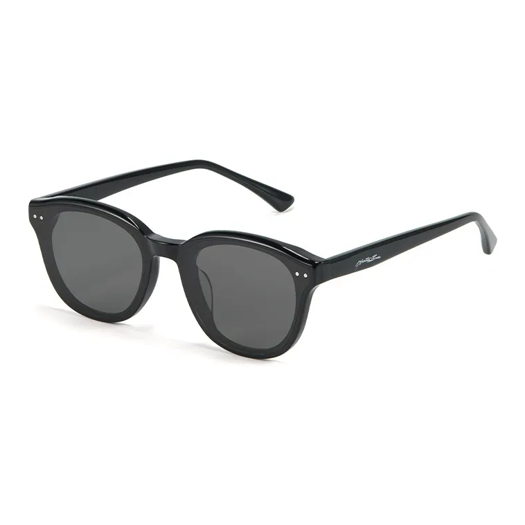 PLASTIC BRAIN Plate Frame Round Sunglasses Unisex-0