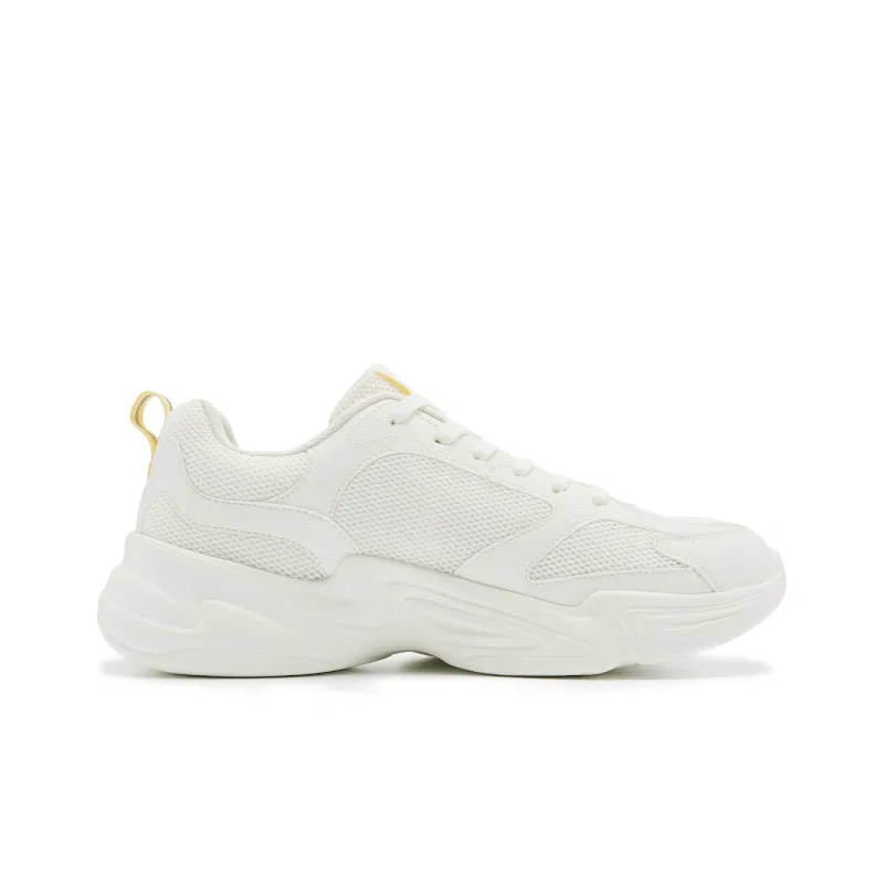 QIAODAN Low Top Casual Shoes Men's Ivory Slate Blue-1