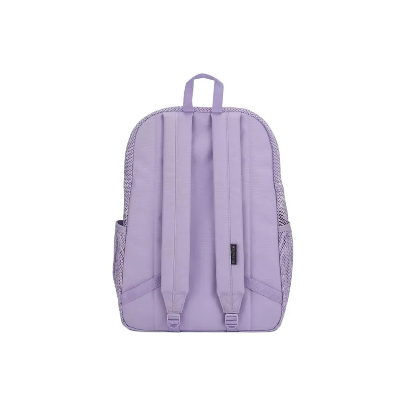 JanSport Recycled Polyester Mesh Backpack Unisex Light Purple-2
