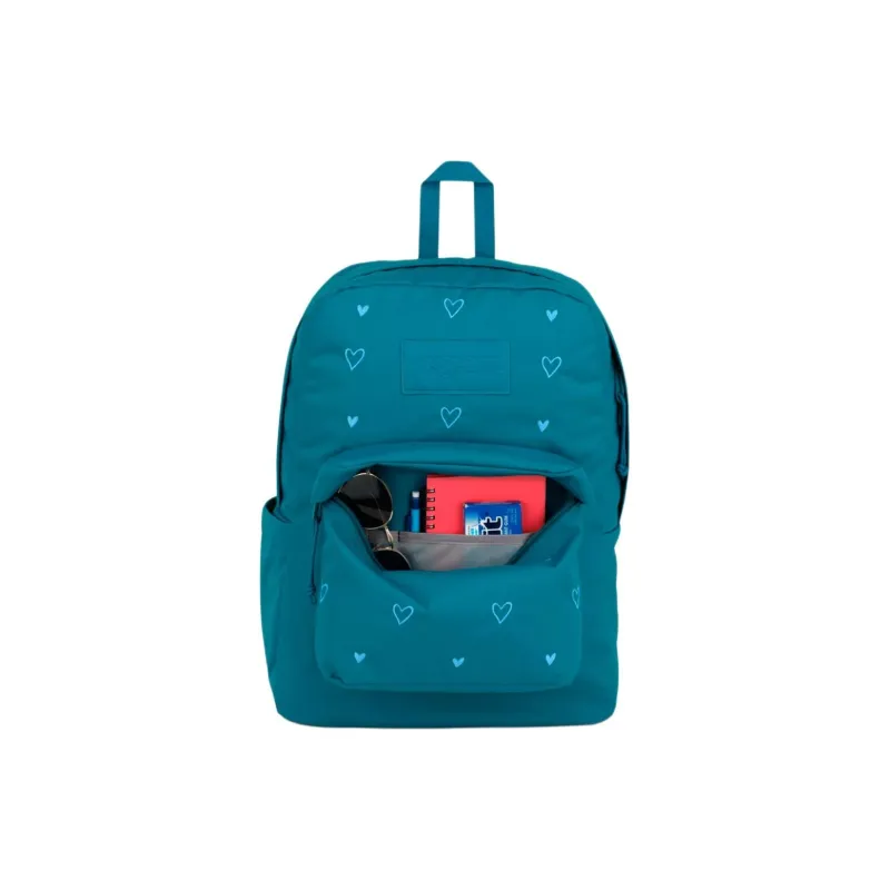 JanSport Recycled Polyester Backpack Women's Dark Blue Heart-5