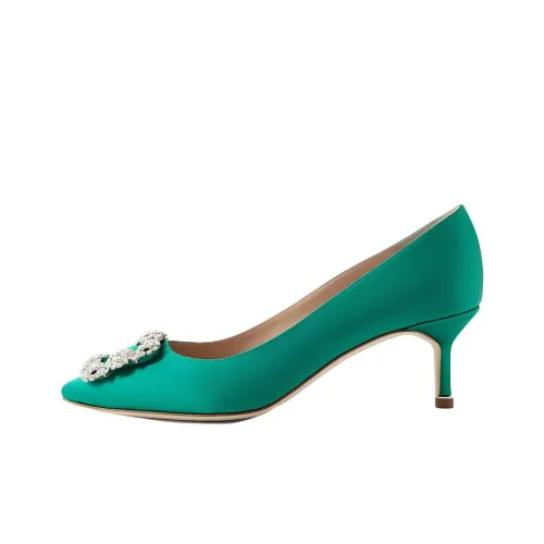 MANOLO BLAHNIK High Heels Women's Green