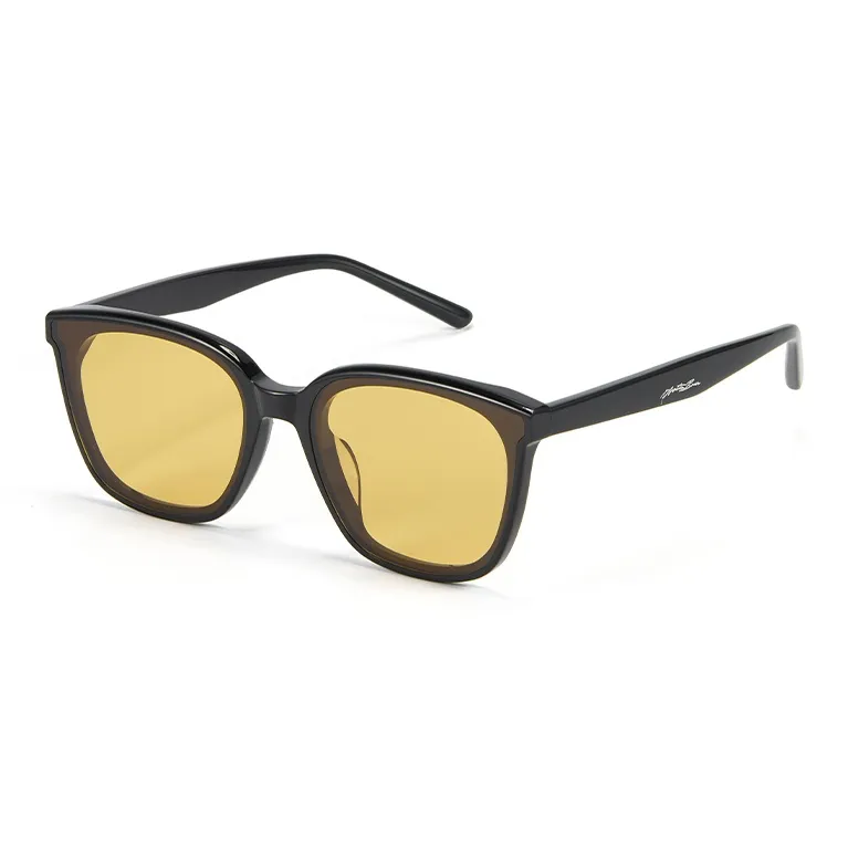 PLASTIC BRAIN Plate Frame Square Sunglasses Unisex-3