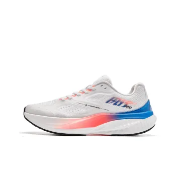 QIAODAN BOOM PRO Cushioning Anti Slip And Wear Resistant Low Top Running Shoes Men's Jordan White Bright Pink