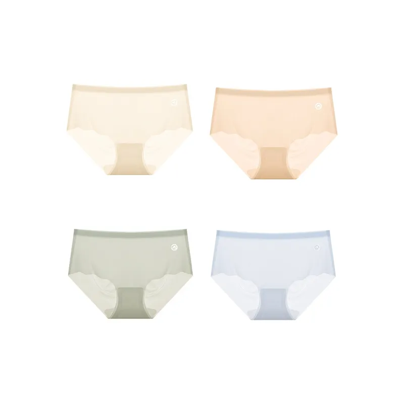 Flowers In Water Underpants Women's 4 Pack-17