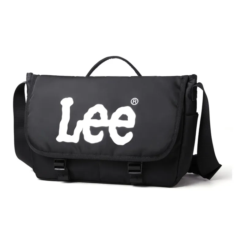 Lee Fabric One Shoulder Handbag, Crossbody Bag Regular Unisex Black-1