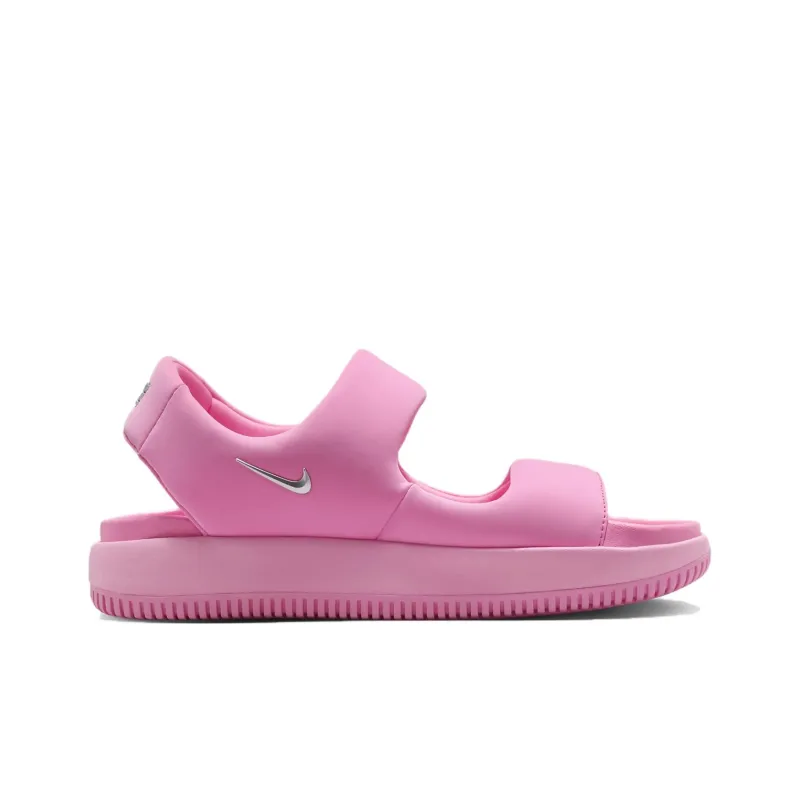 Nike Calm Sandal Hyper Pink Metallic Silver Women's-1