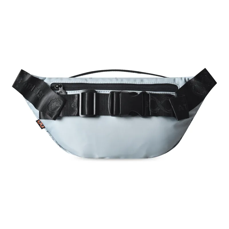 8atheist Polyester Shoulder Bag, Fanny Pack, Sling Bag Regular Unisex Light Gray Green-2