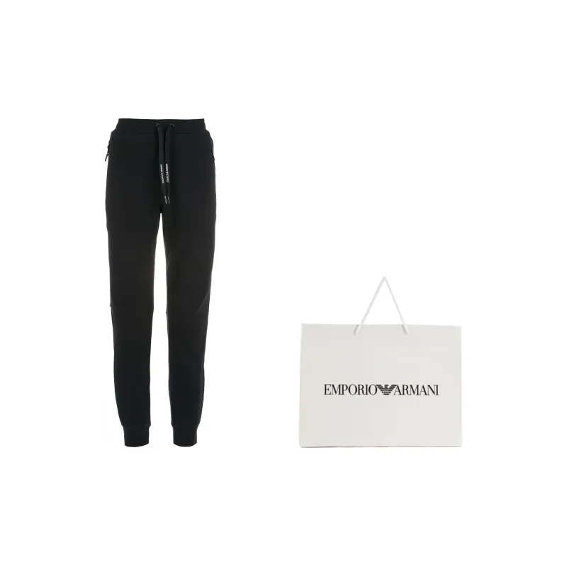 ARMANI EXCHANGE Logo Printed Drawstring Track Trousers-1