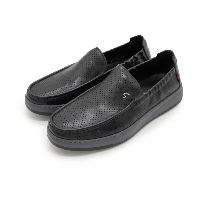 Satchi Casual Shoes Loafers Slip on Men's Black-2