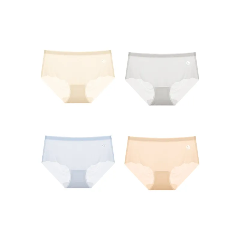 Flowers In Water Underpants Women's 4 Pack-2