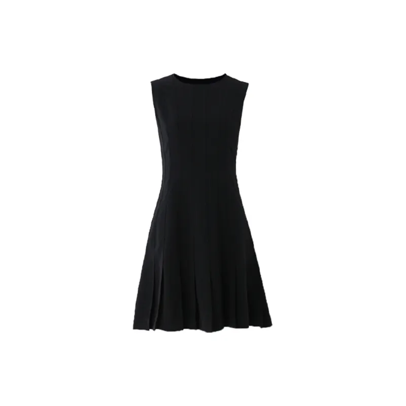 SOON FLOWER Sleeveless Dress Women's Black-1