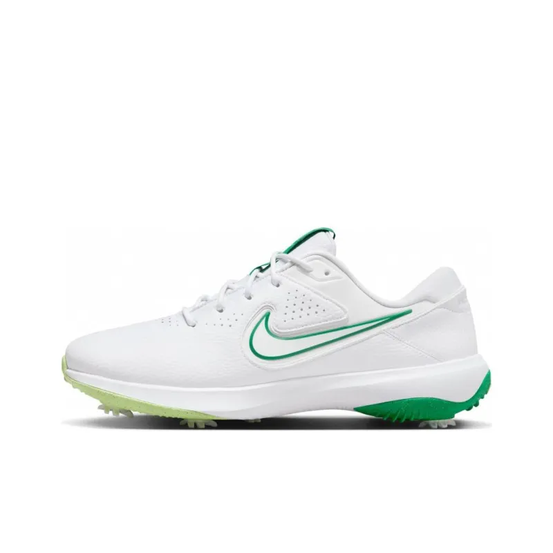 Nike Victory Pro 3 Anti Slip Wear Resistant Low Top Golf Shoes Women's White Green-0