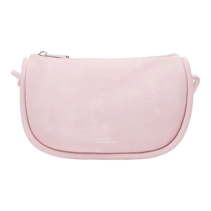 JOSINY PU/Split Cow Leather Shoulder Bag Women's Black/Silver Gray/Yellow/Army Green/Nude Pink-16