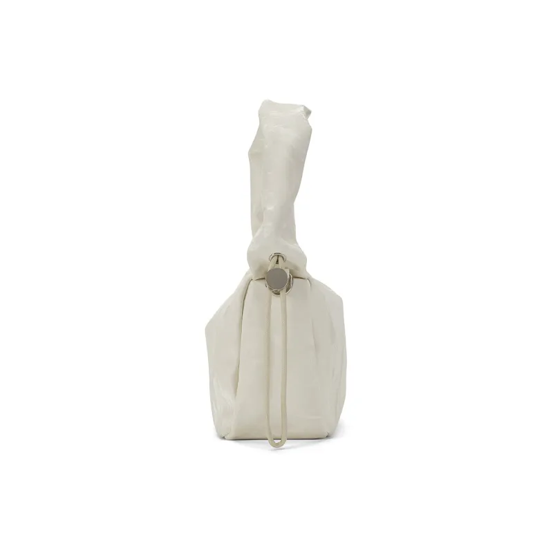 CORALDAISY Synthetic Leather Shoulder Bag, Crossbody Bag, Handbag, Shoulder Bag Women's Crescent White-2