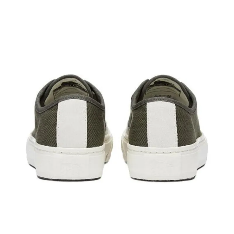 LACOSTE Low Top Canvas Shoes Men's Khaki-3