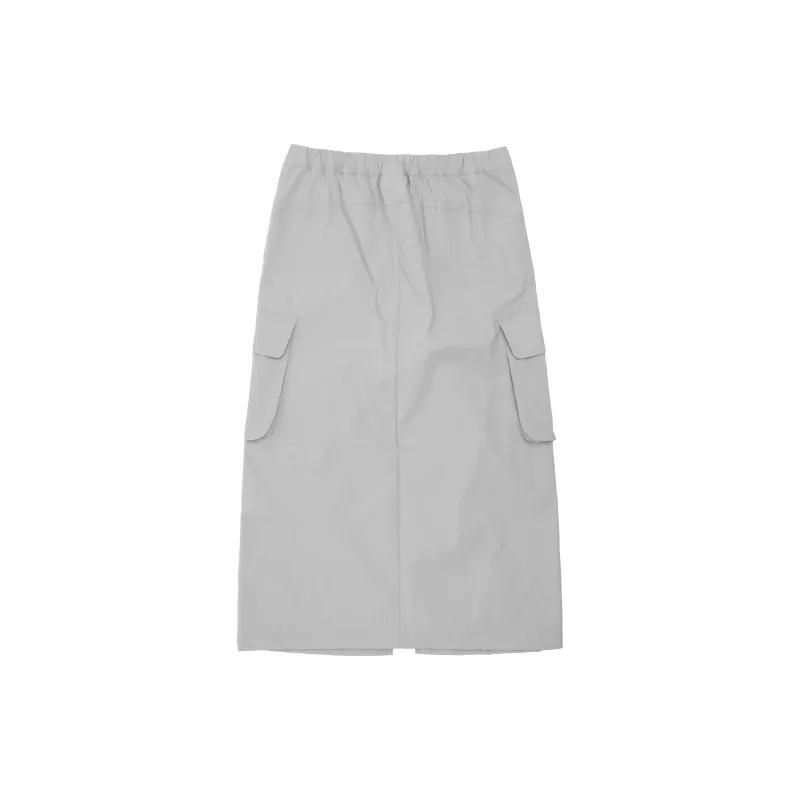 NERDY SS24 Casual Long Skirt Women's Light Gray-1