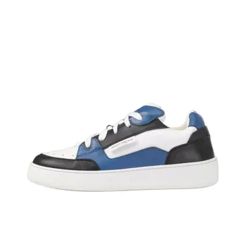 SERGIO ROSSI SR1 ADDICT Low-Top Skateboard Shoes Men's Blue White