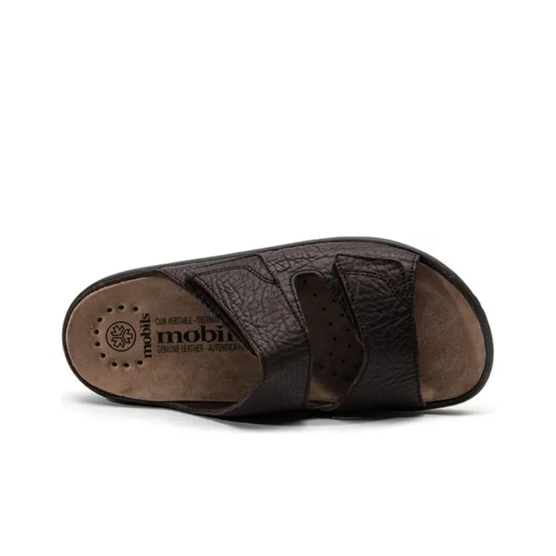 MEPHISTO Rubber Sole Slide Slippers 3.5cm Men's-8