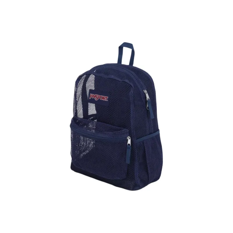 JanSport Recycled Polyester Mesh Backpack Unisex Marine Blue-1