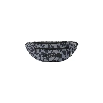 QIAODAN Polyester Fanny Pack, Shoulder Bag, Crossbody Bag Regular Unisex Asphalt Gray All Over Print