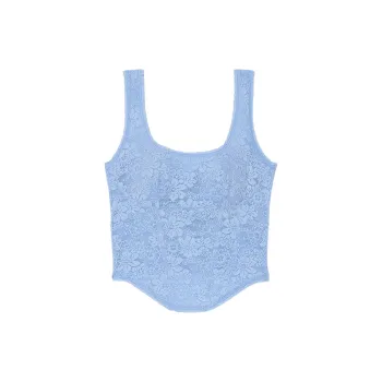 Victoria's Secret PINK BRALETTES & BRA TOPS THE CINCHED CORSET TOP/HB Bra Women's Harbor Blue