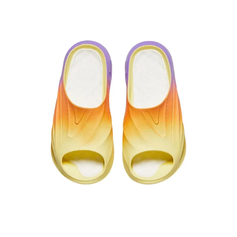 Anta Slip-Resistant Slide Slippers Men's Yellow Orange Purple-2