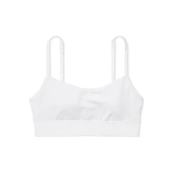 Victoria's Secret PINK ULTIMATE SCOOP SPORTS BRA/Optic White Bra Women's Optical White