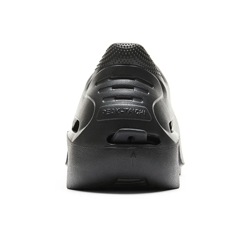 PEAK Taichi Doodle Shoes Clogs Women's All Black-4
