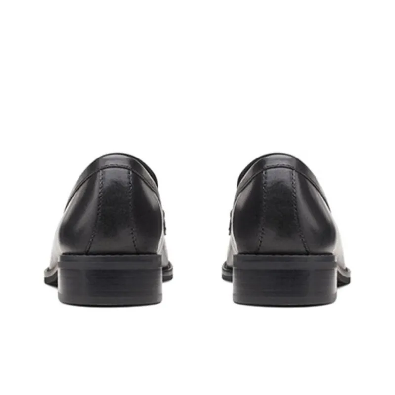 Clarks Loafers 3cm Women's Black-3