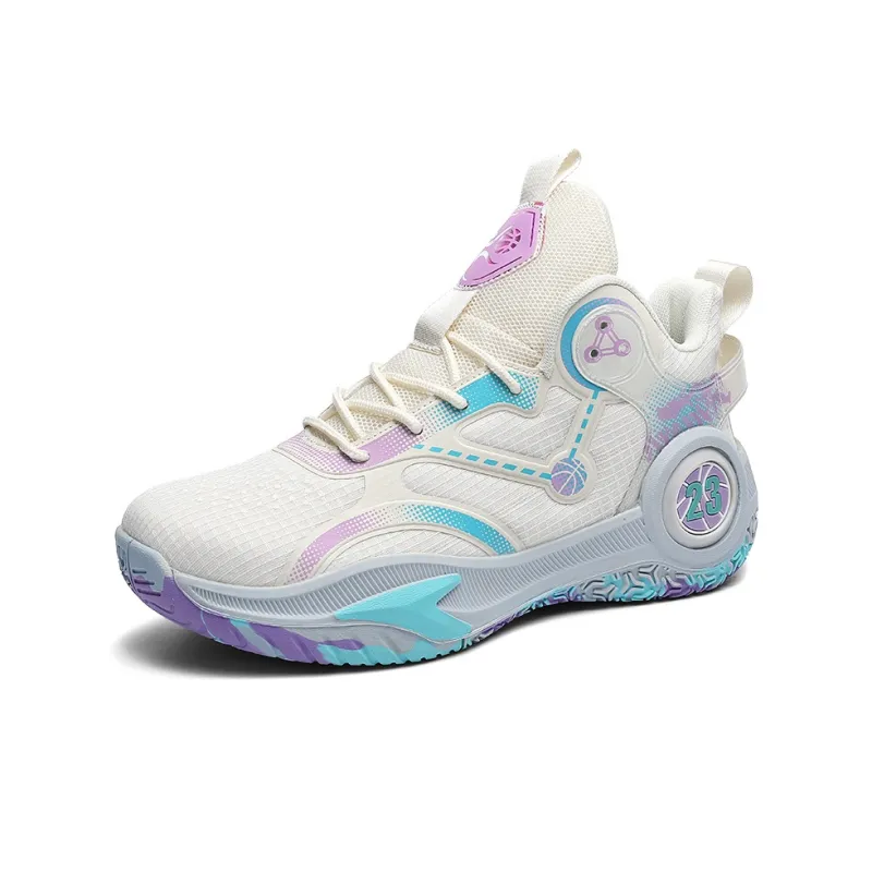 ATAY Cushioning Anti-Slip Wear-Resistant Breathability Mid-Top Basketball Shoes Unisex-1