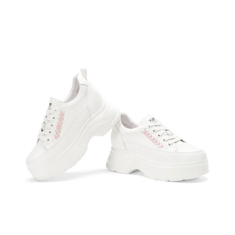 BOSSSUNWEN Cushioned Slip-Resistant Mid-Top Casual Shoes Women's-9