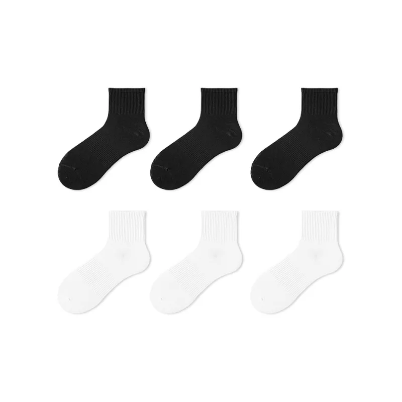 SOIE Mid Calf Socks Unisex 6 Pack-35
