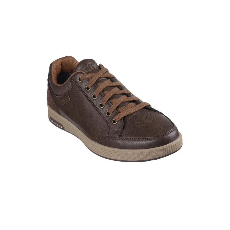 Skechers Slip Resistant, Abrasion Resistant, Waterproof Low Top Casual Shoes Men's Umber-2