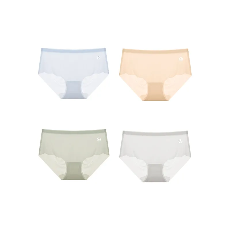 Flowers In Water Underpants Women's 4 Pack-12