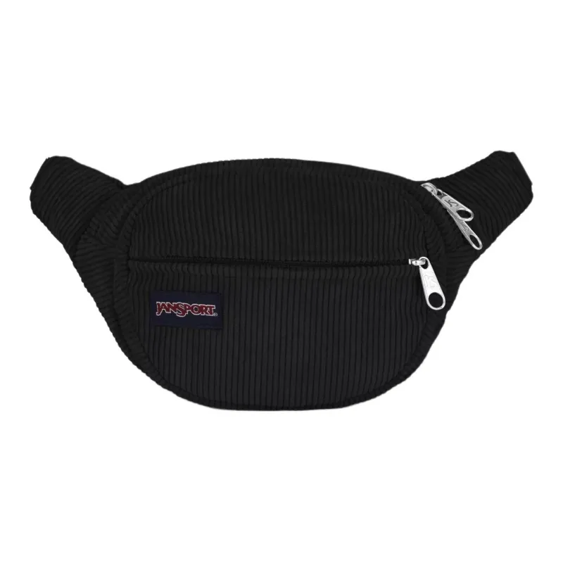 JanSport Recycled Polyester Fanny Pack Unisex Black-0