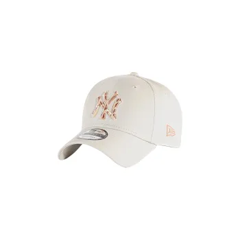 New Era Cotton Baseball Caps Unisex Beige